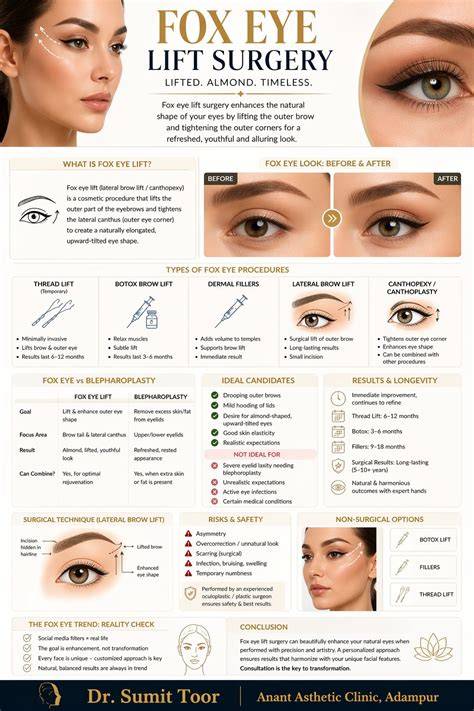 Exploring the Different Procedures for the Fox Eye Lift? Exploring the Different Procedures for the Fox Eye Lift